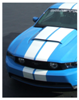 2010-12 Mustang Lemans - Tapered Racing Stripes - Hardtop - High Wing - Hood Scoop